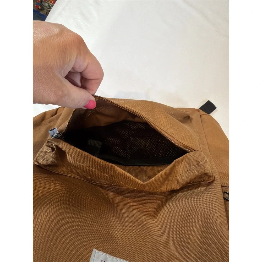Carhartt Classic Backpack Brown Duck Canvas Durable Work Hike School‎ Laptop Bag